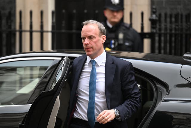 <p>Deputy prime minister Dominic Raab </p>