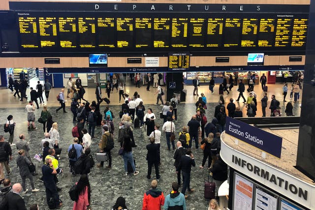<p>Closing soon: London Euston station will see no trains from Good Friday to Easter Monday</p>