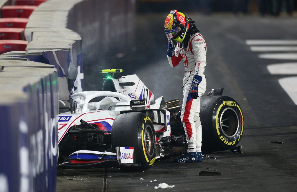 Mick Schumacher was one of several drivers to crash into the walls last season
