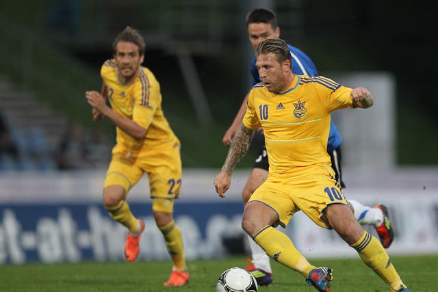 <p>Andriy Voronin made 75 appearances for the Ukraine national team </p>
