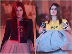 Cindy Crawford and her daughter Kaia Gerber walk Off-White runway to pay tribute to Virgil Abloh