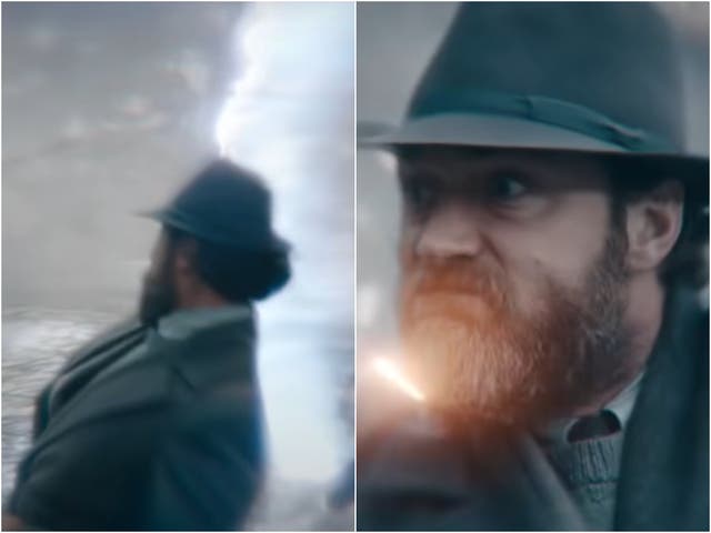 <p>Jude Law as Albus Dumbledore in the trailer for ‘Fantastic Beasts: The Secrets of Dumbledore'</p>