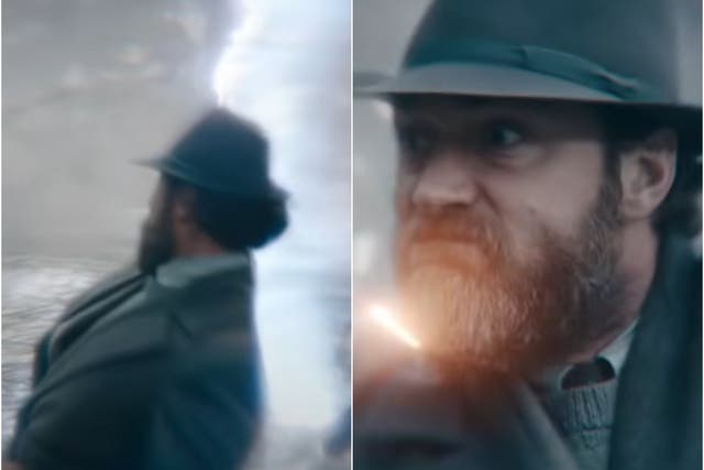 <p>Jude Law as Albus Dumbledore in the trailer for ‘Fantastic Beasts: The Secrets of Dumbledore'</p>