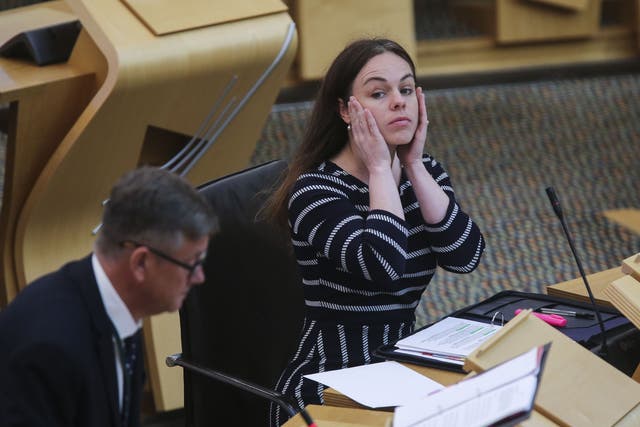 Kate Forbes said she wants respectful debate around the gender recognition reforms (Fraser Bremner/Scottish Daily Mail/PA)