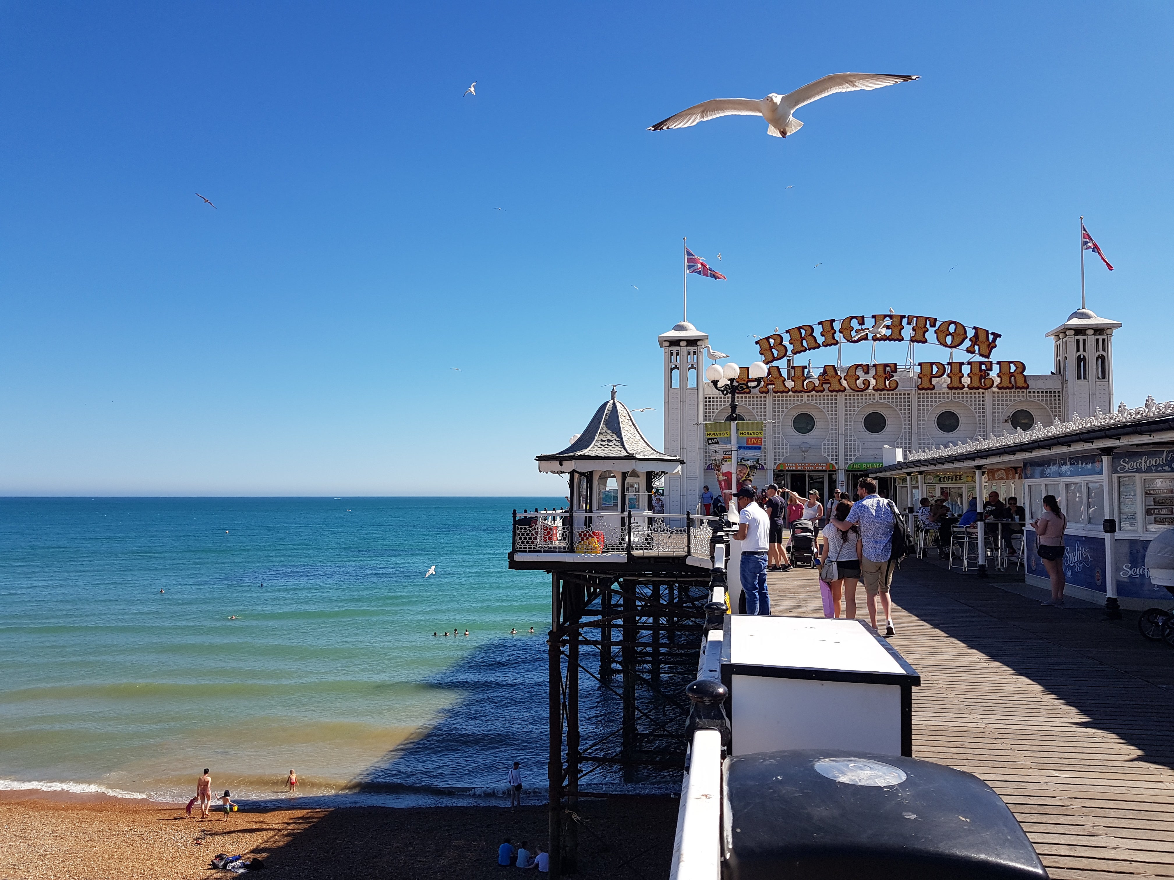 Brighton Palace Pier is one of the city’s iconic landmarks