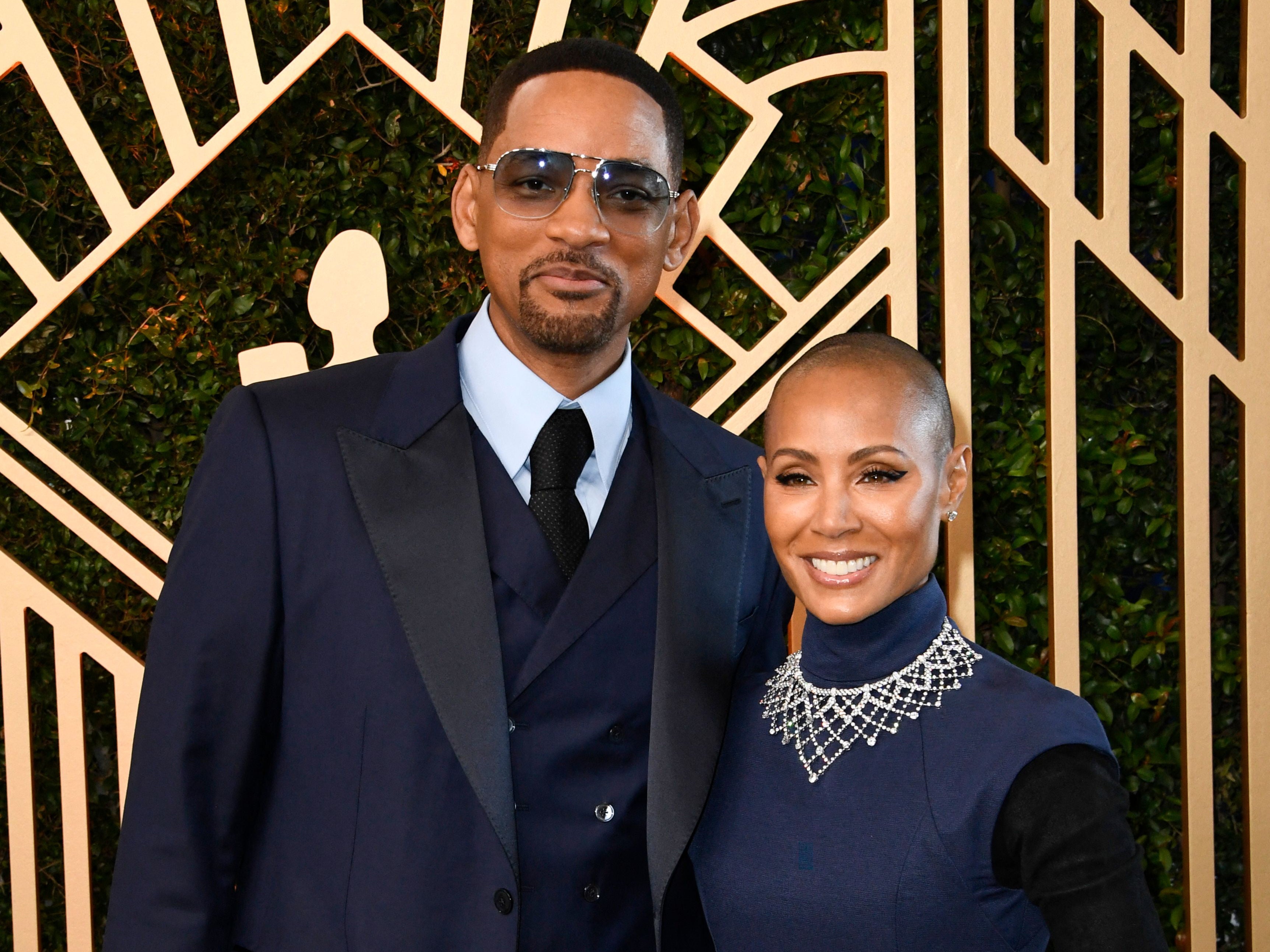 Will Smith and Jada Pinkett Smith wore matching outfits at the 2022 SAG Awards