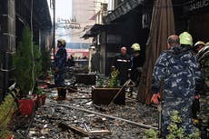 In Syria's capital Damascus, shopping mall fire kills 11