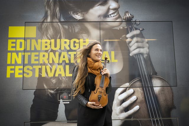 Violinist Nicola Benedetti said she was ‘proud’ to be both the first woman and first Scot to become director of the Edinburgh International Festival (Jane Barlow/PA)