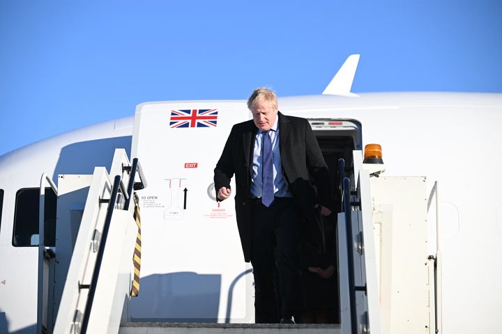 Boris Johnson Holds Briefing On Ukraine Crisis Alongside Nato Chief ...