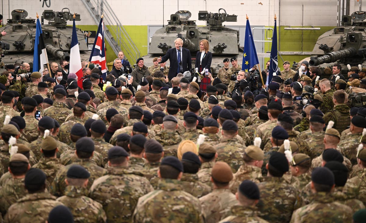 West will exert ‘unrelenting’ pressure to ensure Vladimir Putin’s aggression fails, says Boris Johnson