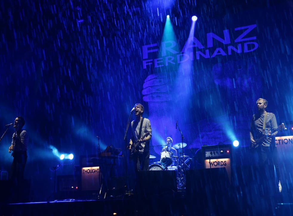 Franz Ferdinand announced the cancellation of gigs in Russia after the country’s invasion of Ukraine (Yui Mok/PA)