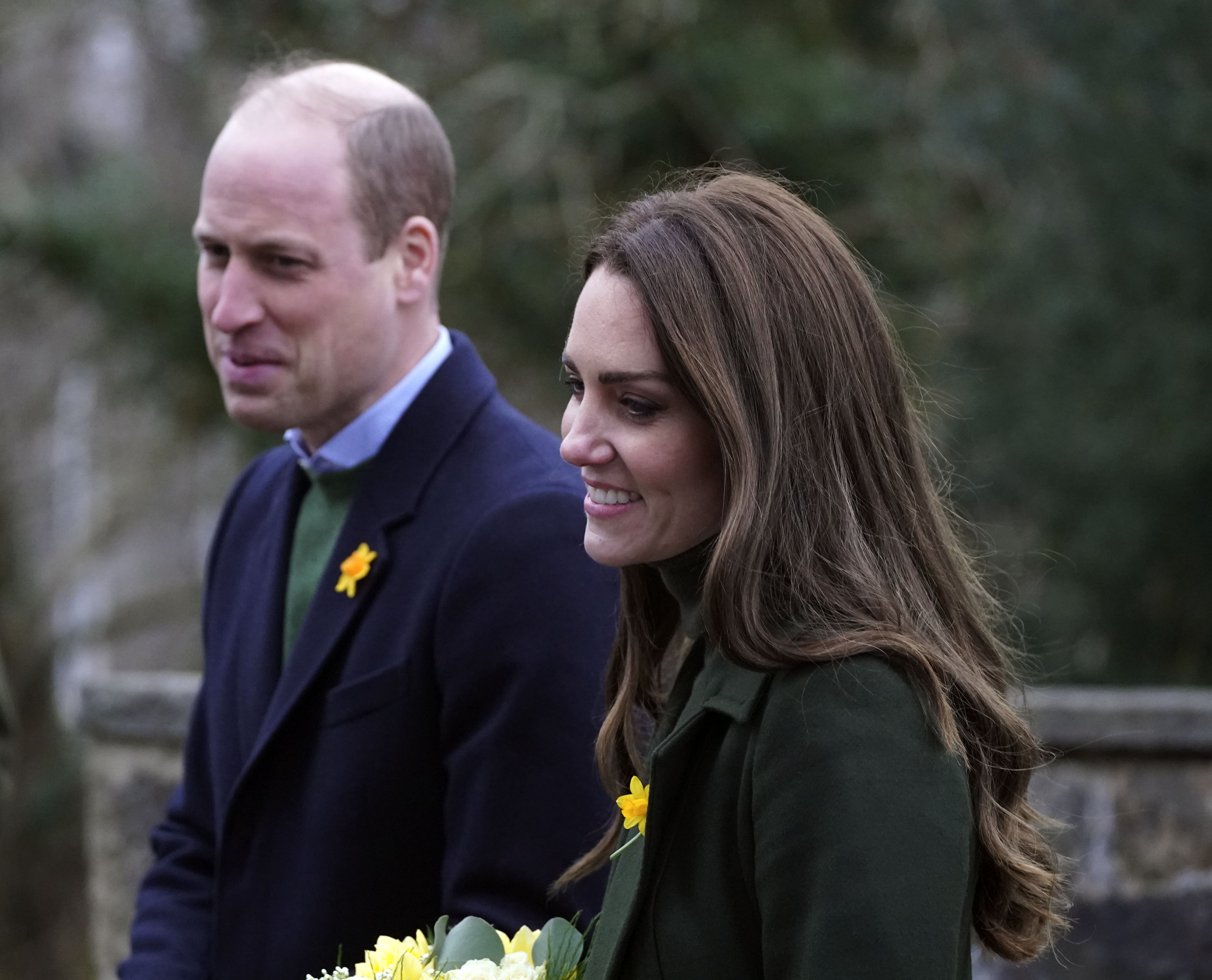 William and Kate planted a Jubilee Tree for The Queen’s Green Canopy at the Blaenavon Heritage Centre (Steve Parsons/PA)