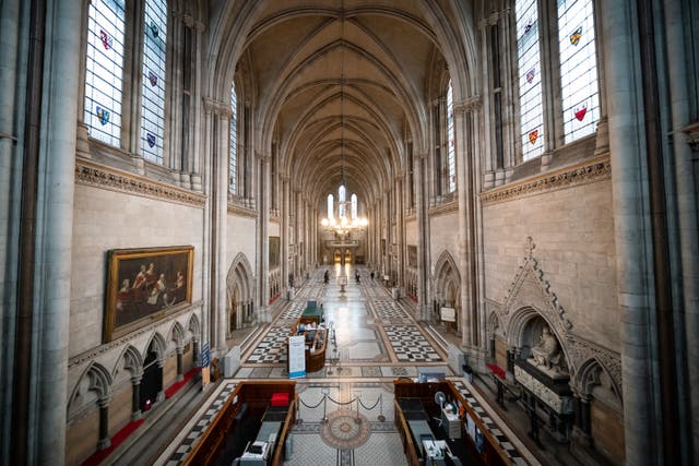 Royal Courts of Justice, London (Aaron Chown/PA)