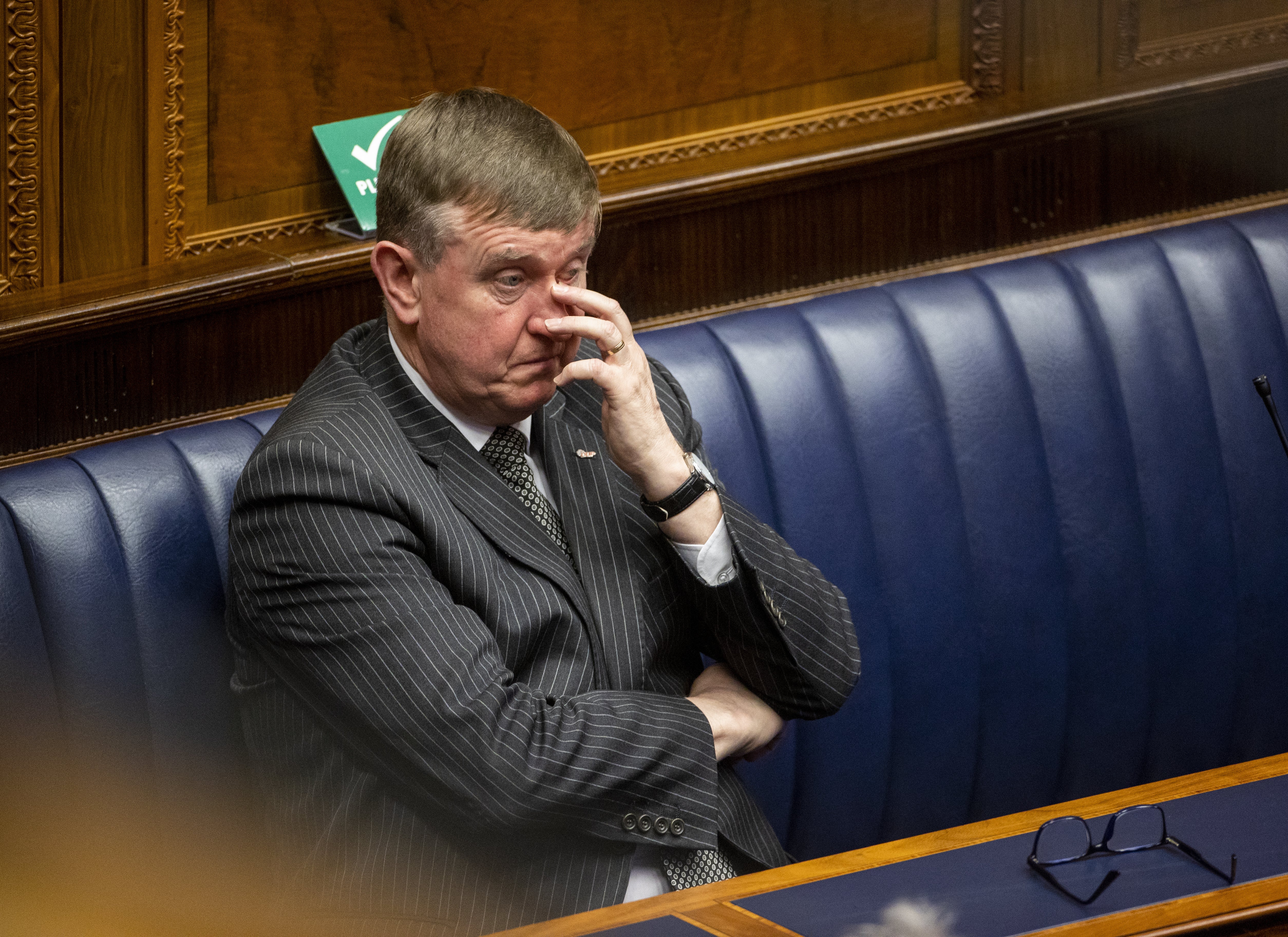 Mervyn Storey MLA said the chief fire officer had suspended the rollout (Liam McBurney/PA)