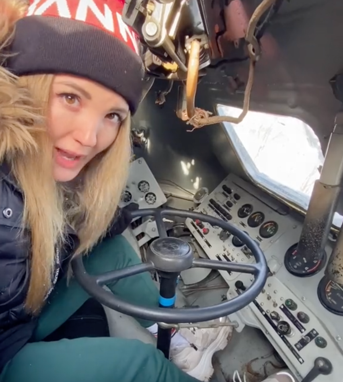 Russian TikTokker offers tips on how to drive abandoned military vehicles