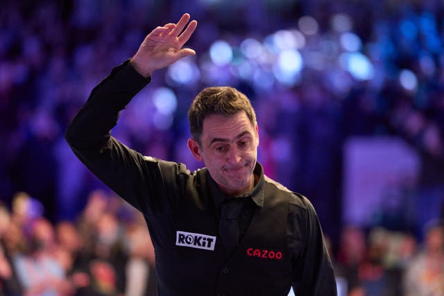 Ronnie O’Sullivan, who has won six world titles, views snooker as “more of a hobby” (John Walton/PA)