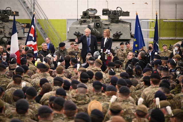 Prince William arrives in Estonia to visit British troops on front line ...