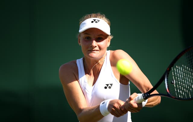 Dayana Yastremska claimed an emotional victory in Lyon (Steven Paston/PA)