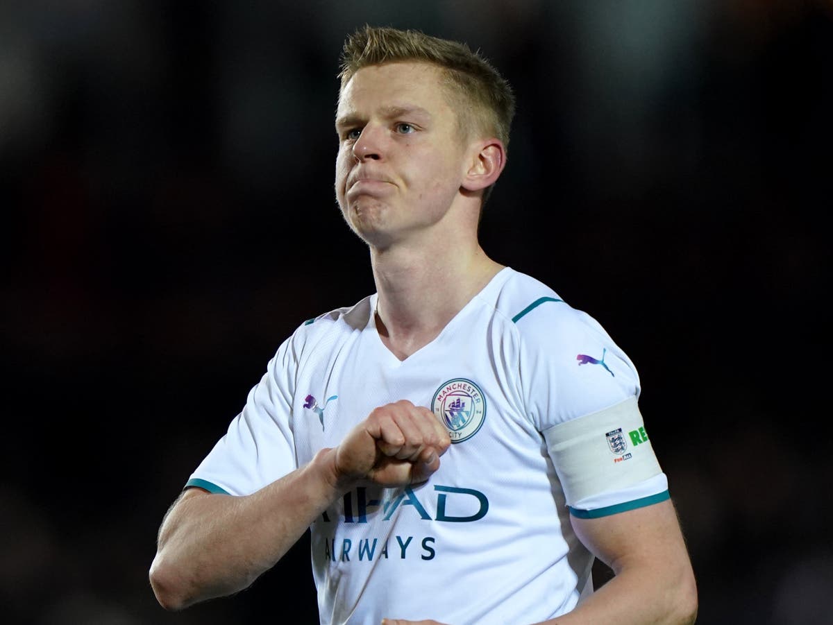 Playing football is best for Oleksandr Zinchenko, says Man City boss ...