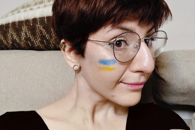 Yana Usherenko-Fialkova lives in London and said the war in Ukraine feels like an ‘overwhelming terror that you can’t shake off’ (Yana Usherenko-Fialkova)