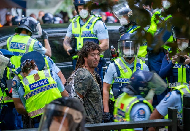 CORONAVIRUS-NUEVA ZELANDA-PROTESTAS