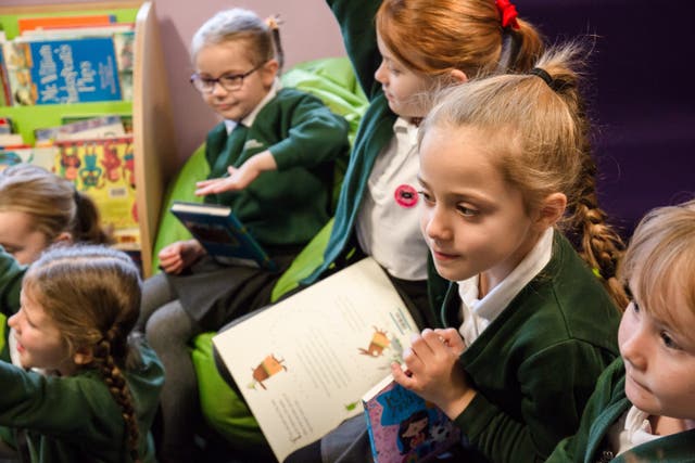 (Caitlin Lock/National Literacy Trust/PA)