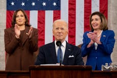 Biden booed by Republicans in State of Union after criticising tax breaks of ‘last administration’