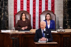 State of the Union 2022 - live: Biden says Zelensky ‘inspires the world’ and pays tribute to Ukrainian people