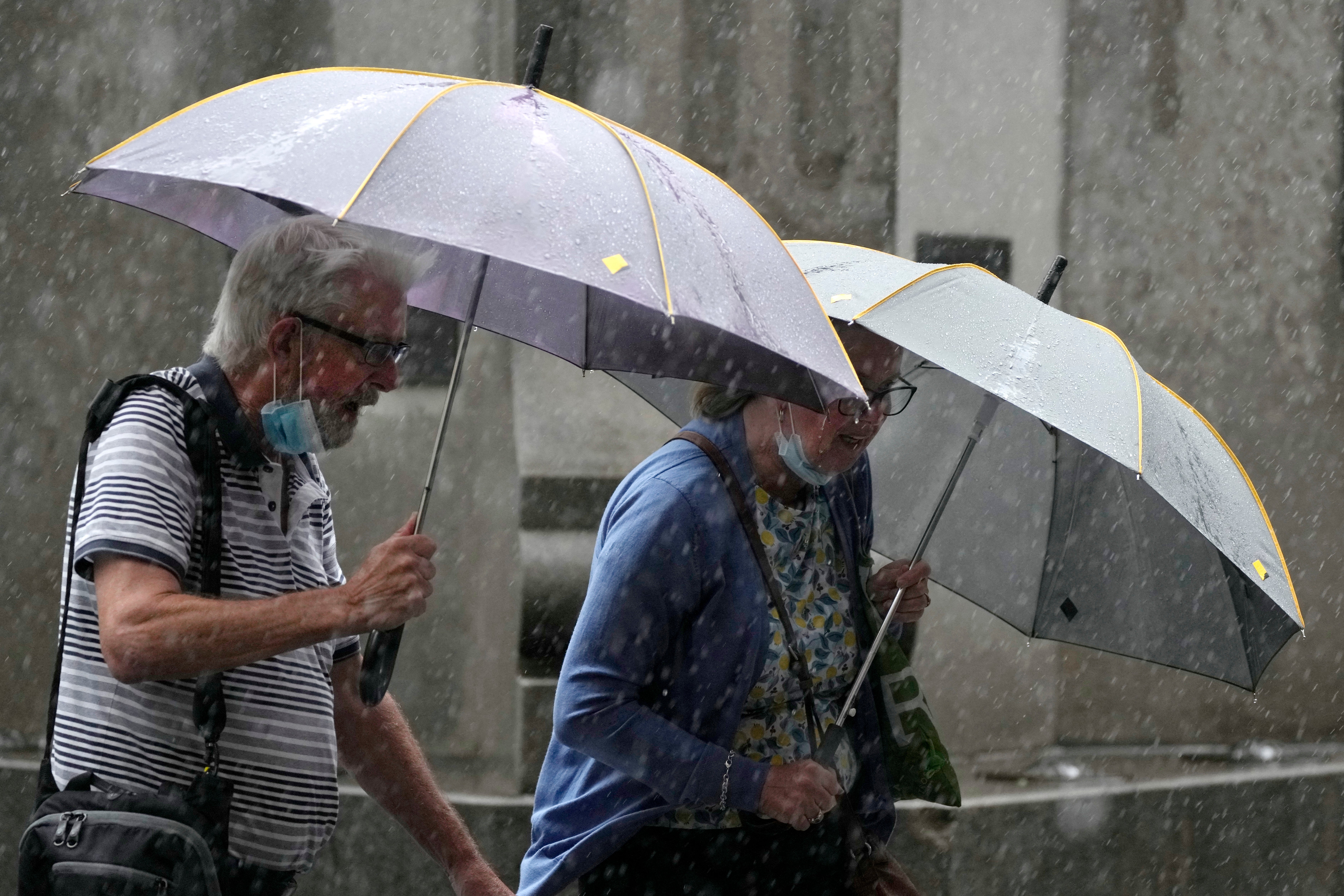 Rain is expected on Tuesday after the sunny bank holiday weekend