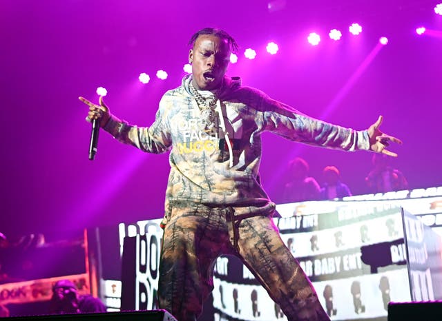 <p>DaBaby was widely condemned for his remarks at Rolling Loud Miami last year</p>