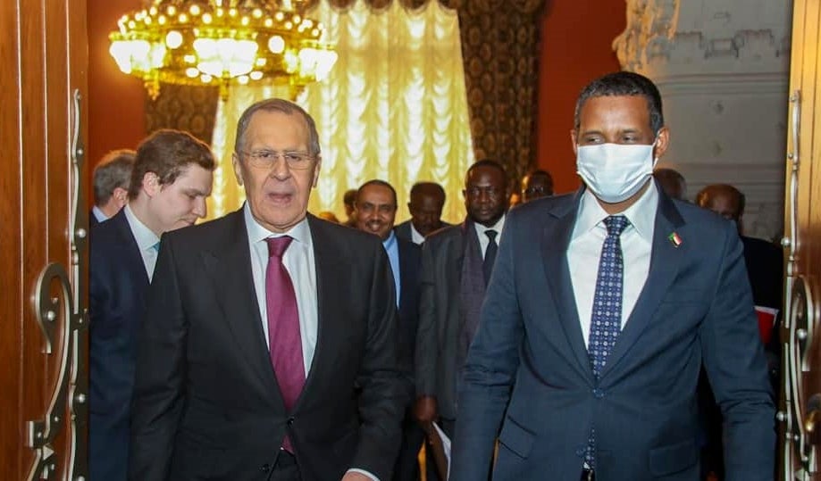 Mohamed Hamdan Dagalo - Sergey Lavrov meeting in Moscow