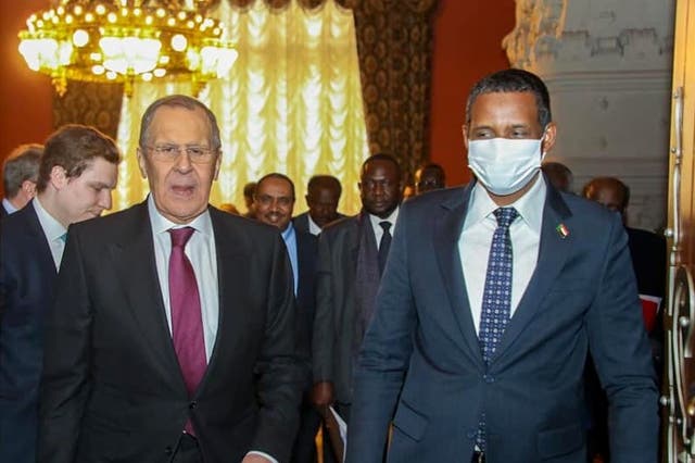 <p>Mohamed Hamdan Dagalo - Sergey Lavrov meeting in Moscow</p>
