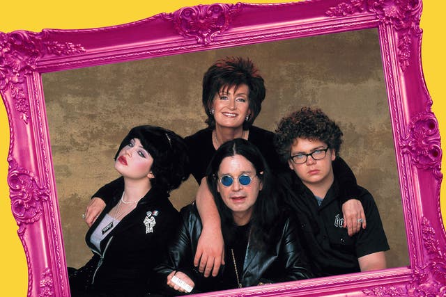 <p>‘It was chaos’: Kelly, Sharon, Ozzy and Jack Osbourne in 2002</p>