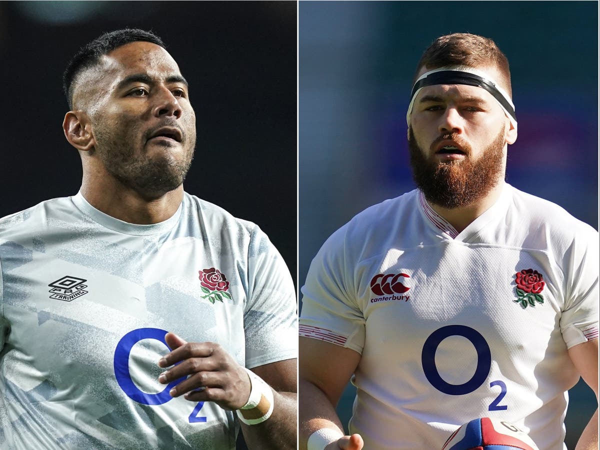Manu Tuilagi and Luke Cowan-Dickie missing from England training