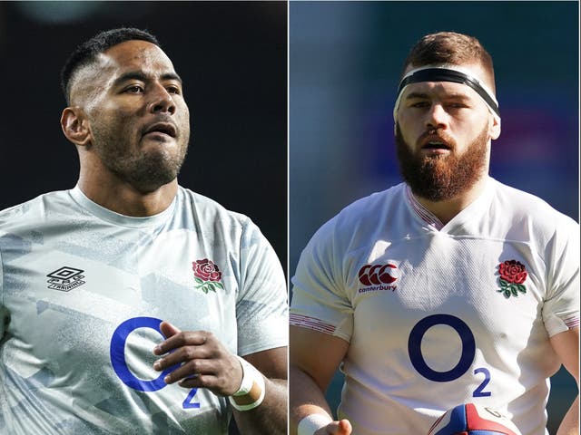 Manu Tuilagi and Luke Cowan-Dickie 