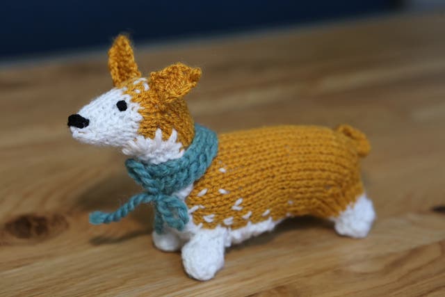 <p>Knitted corgis will be hidden around the country</p>