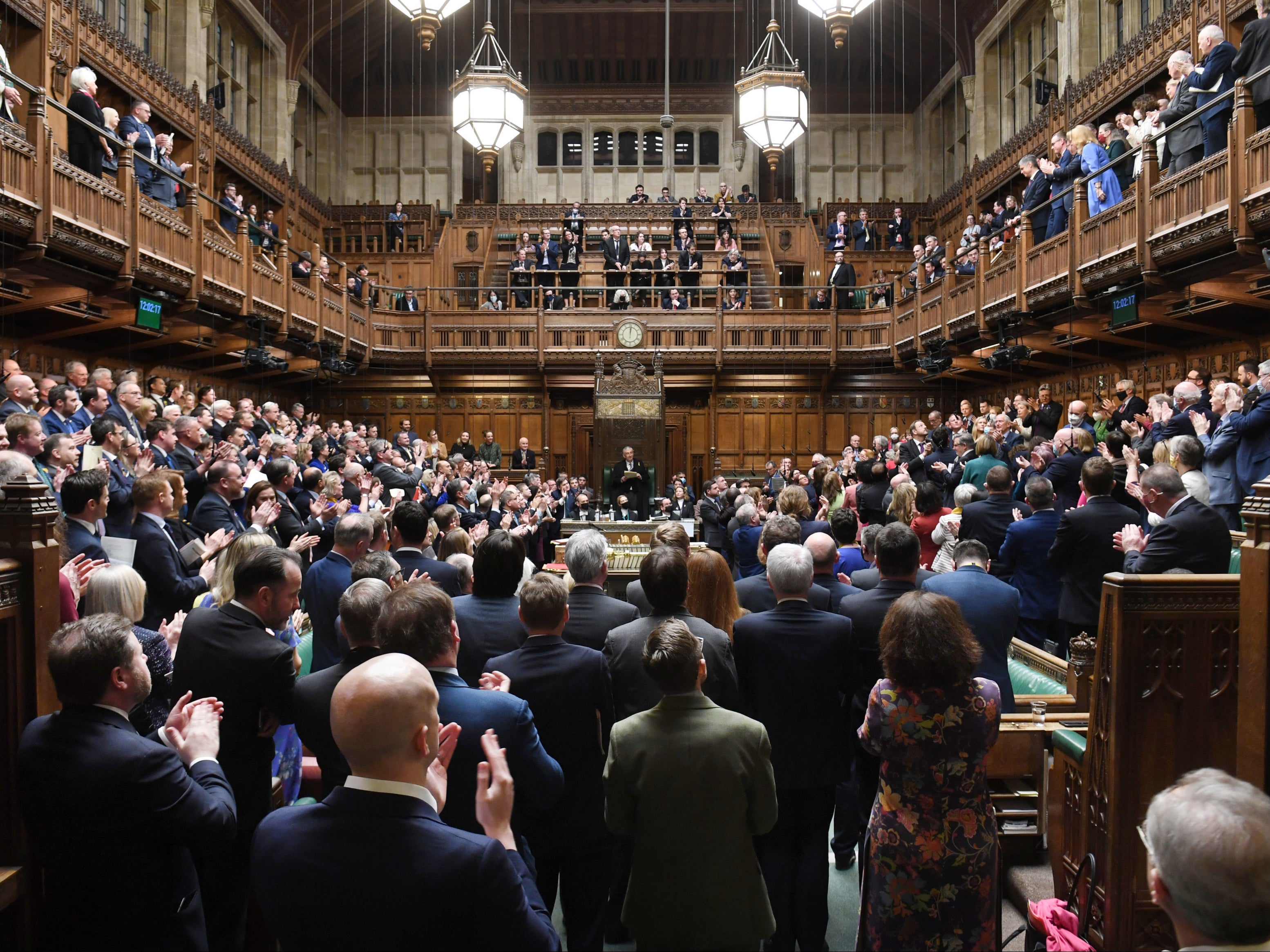 The Commons was conspicuously and loudly united today, rising to a rare standing ovation for the Ukrainian ambassador