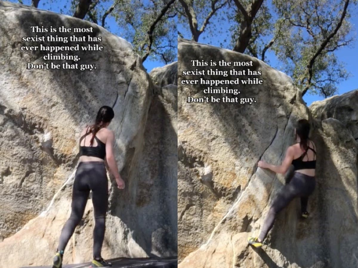 Rock climber calls out men having ‘sexist’ conversation about her strength: ‘This makes my blood boil’
