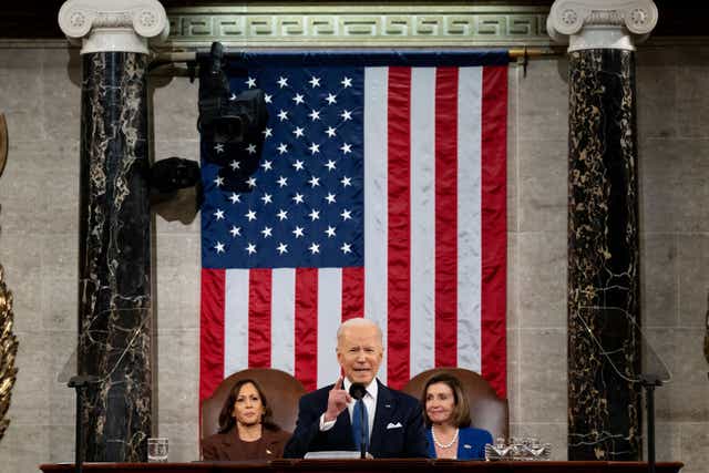 <p>Joe Biden delivers the State of the Union addres</p>