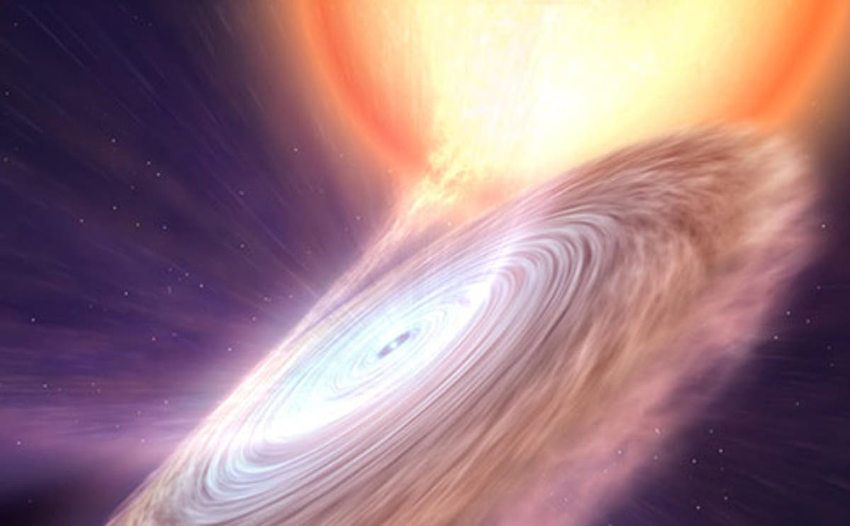 中性子星が隣人を引き裂いた後、宇宙に吹く「強い暖かい風」