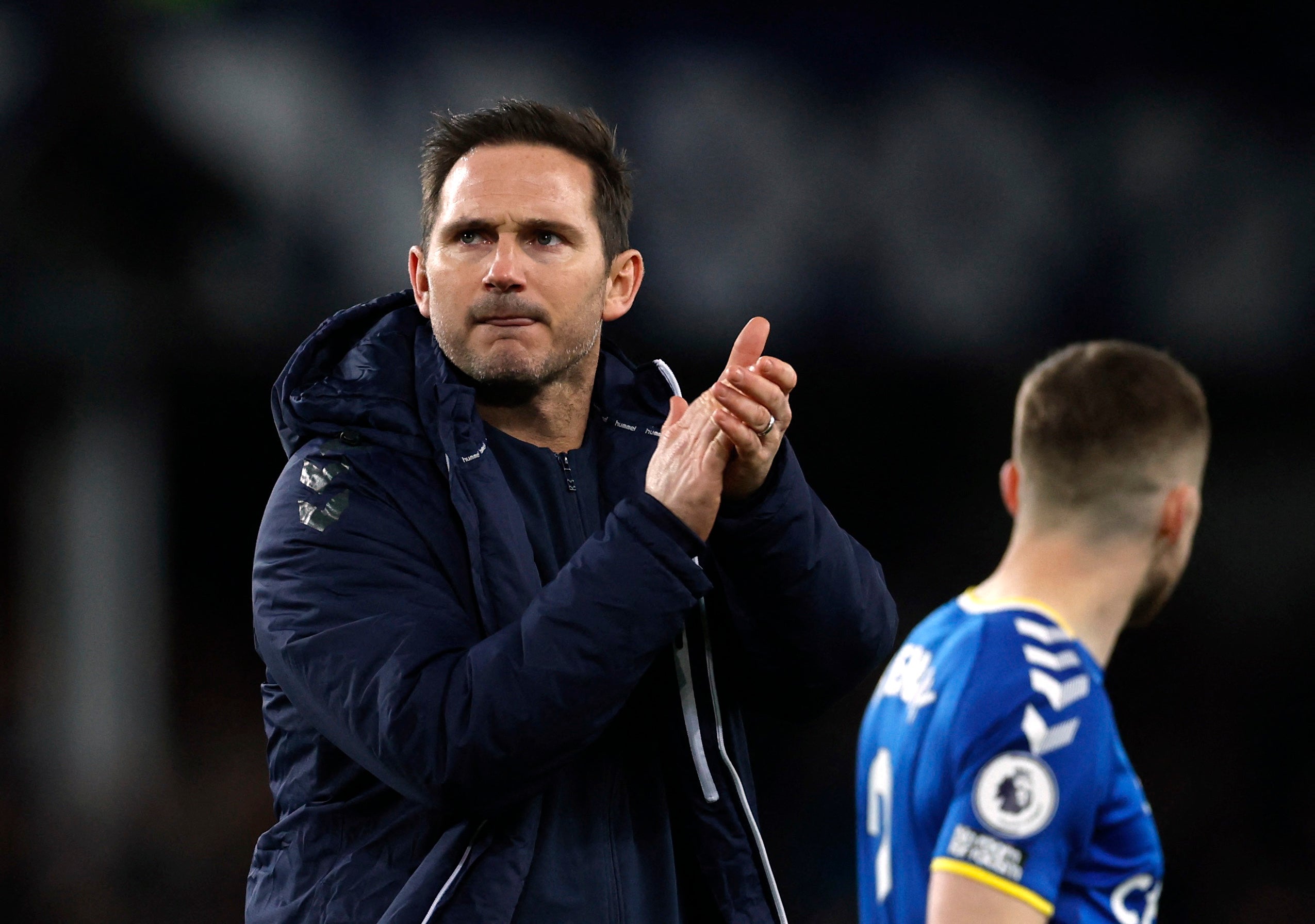 Lampard was frustrated by the decision not to award Everton a penalty in their defeat against Man City