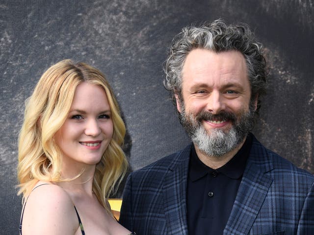 <p>Anna Lundberg and Michael Sheen</p>