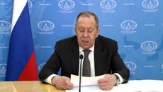 Sergei Lavrov says Russia would face a ‘real danger’ if Ukraine acquires nuclear weapons