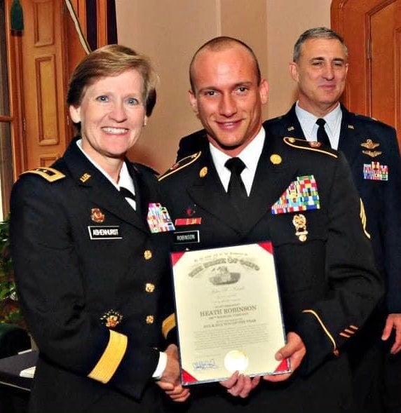 Heath Robinson was deployed overseas in the Ohio National Guard