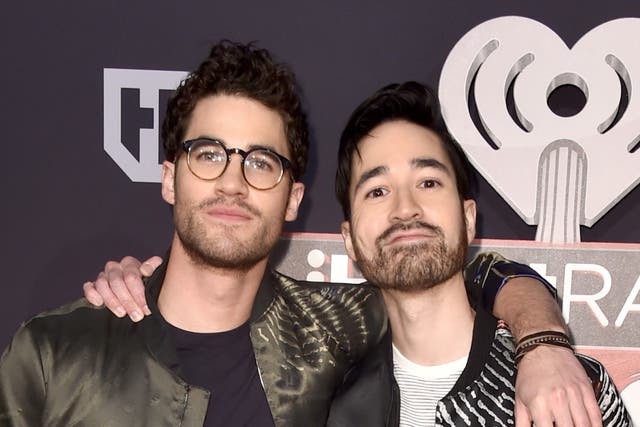 <p>Brothers Darren and Chuck Criss, photographed in 2017</p>