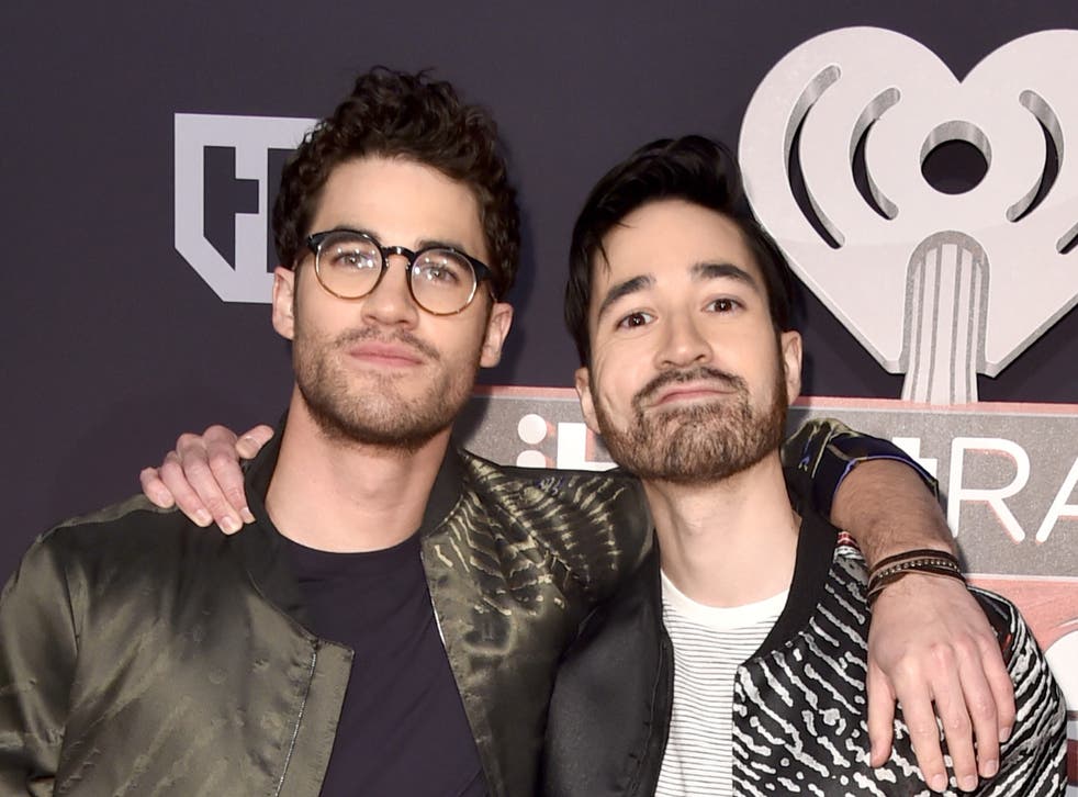 <p>Brothers Darren and Chuck Criss, photographed in 2017</p>