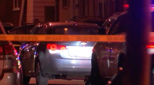 <p>Philadelphia Police Department personnel at the scene of a shooting where officers killed a 12-year-old as he fled on 1 March, 2021.</p>