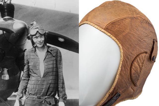 <p>Amelia Earhart’s cap sells for $825,000 at auction</p>
