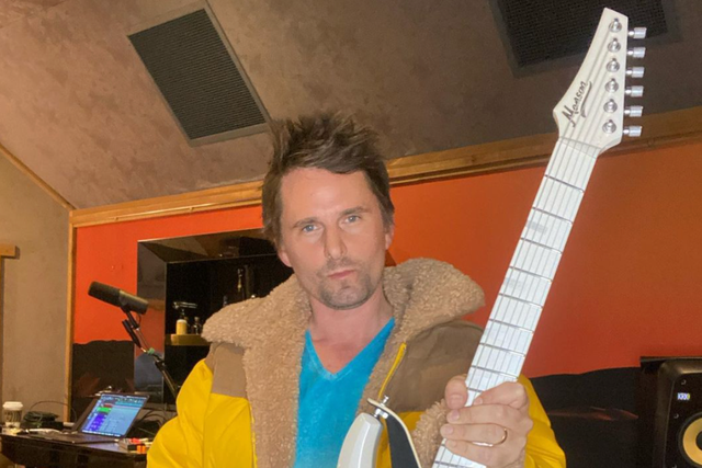 <p>Matt Bellamy posted this picture to Instagram as he expressed his support for Ukraine</p>