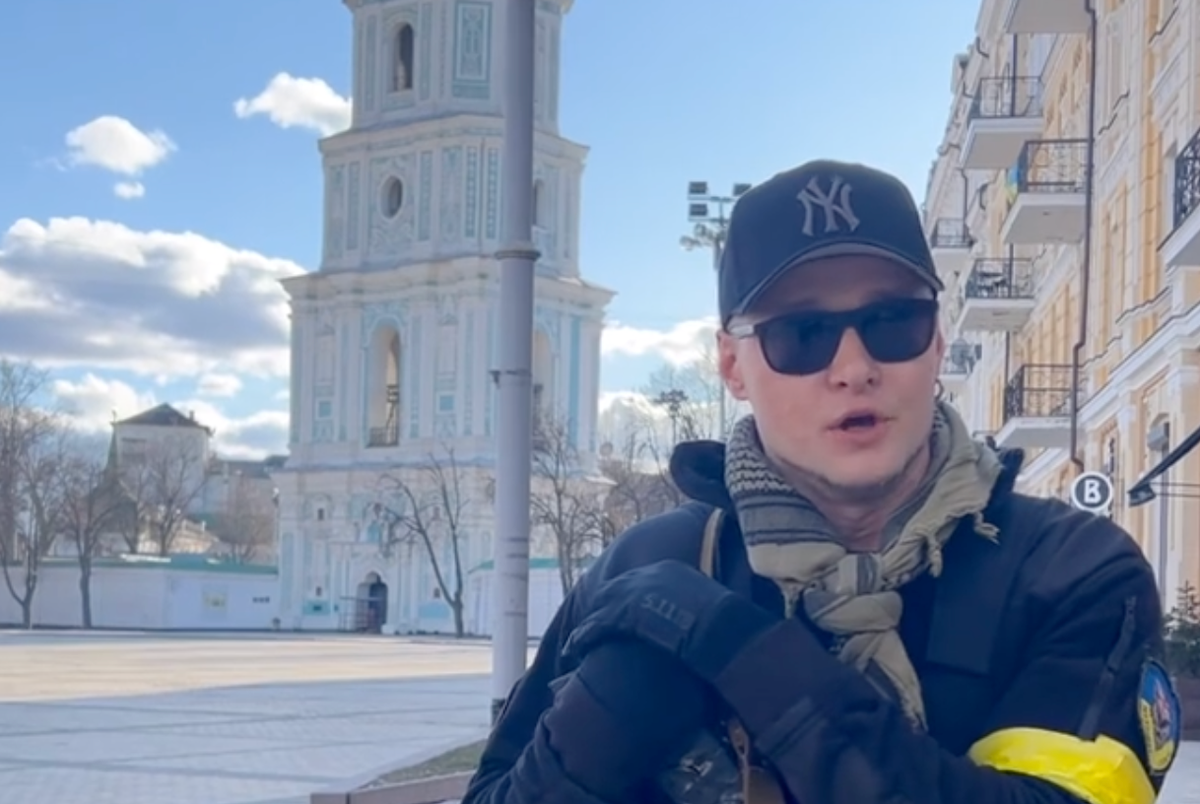 Ukrainian musician swaps guitar for rifle as he joins the military to fight Russians